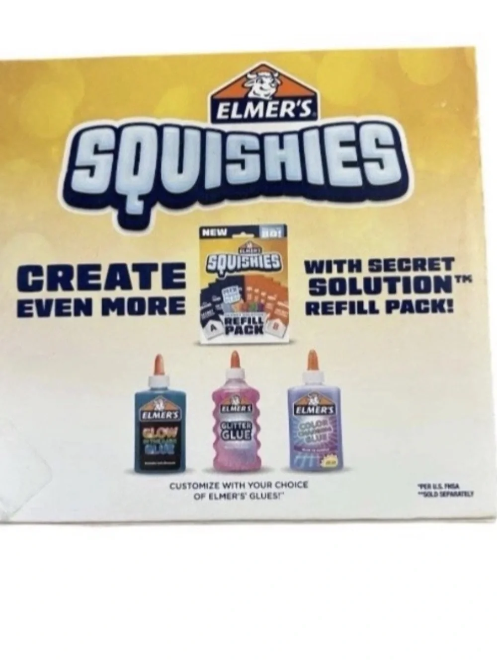 Elmer’s Squishies Kit For Kids Create Squishy Toy  Mix Pour Play Collect All 80